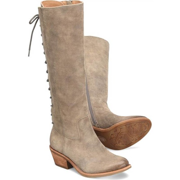 Soffit Shoes - Sofft Sharnell Tall Dark Cashmere (Grey) Boots